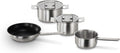 Bosch HEZ9SE040 Hob Accessories, 4-Piece Cookware Set: 3 Pots and 1 Pan, for Electric Hobs and Induction Hobs, Made in Germany