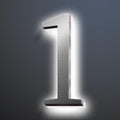 Backlit LED Illuminated House Address Numbers 20', Lighted House Numbers For A Safe And Modern, Large Modern Illuminated Address Numbers For Outside Street Yard,1