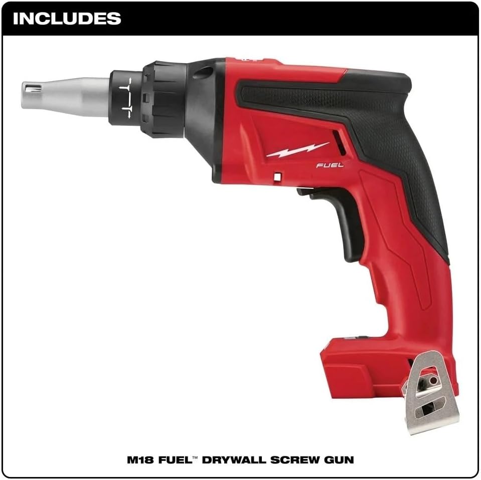 2866-20 Portable Power Screw Guns for Milwaukee M18 FUEL 18V Drywall Screw Gun - Bare Tool