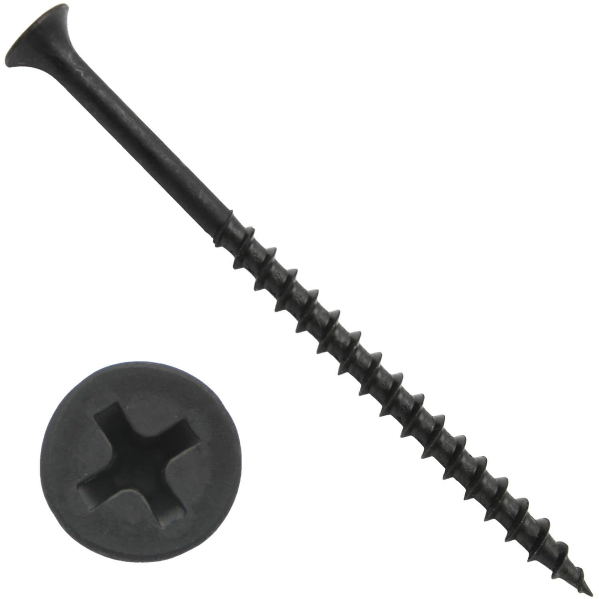 8 x 3 COARSE Thread Gray Phosphate Drywall Screws, Drywall, Gypsum Board, Sheet Rock, Plasterboard Screws. CASE Qty 9 Boxes - 4,275 Screws