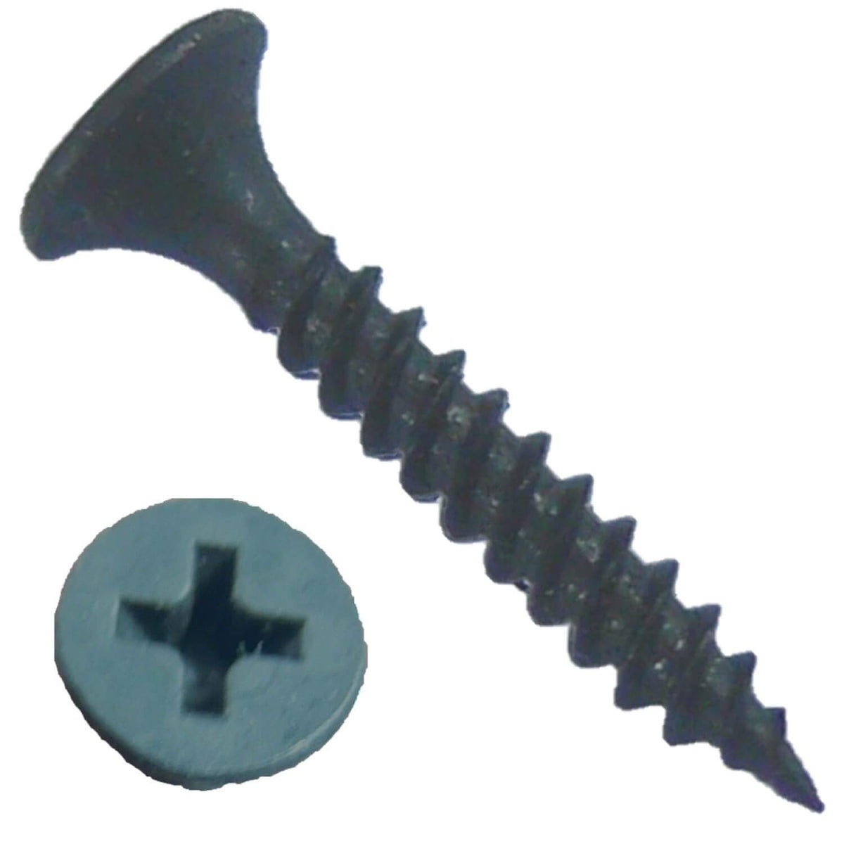 Gray Phosphate Drywall Screws: #6 x 1 FINE Thread Drywall, Gypsum Board, Sheetrock, Plasterboard Screws. Use for Low Cost, All Purpose Wood Screws (30 POUNDS - 10,000 Screws)