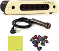 LR Baggs M80 Acoustic Guitar Magnetic Soundhole Pickup Full Range Bundle w/ 12x Fender Picks and Liquid Audio Polishing Cloth