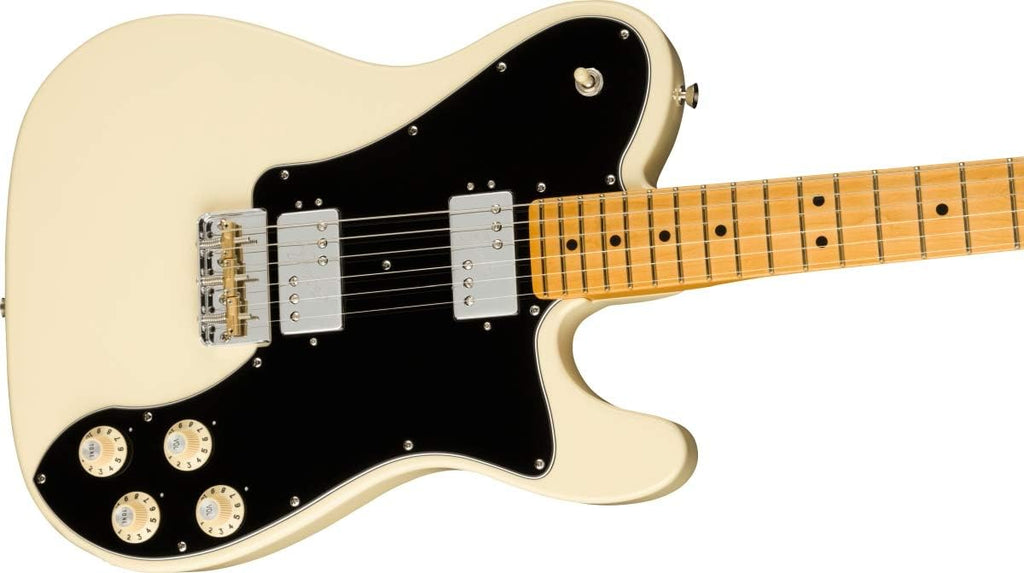 Fender American Professional II Telecaster Deluxe - Olympic White with Maple Fingerboard