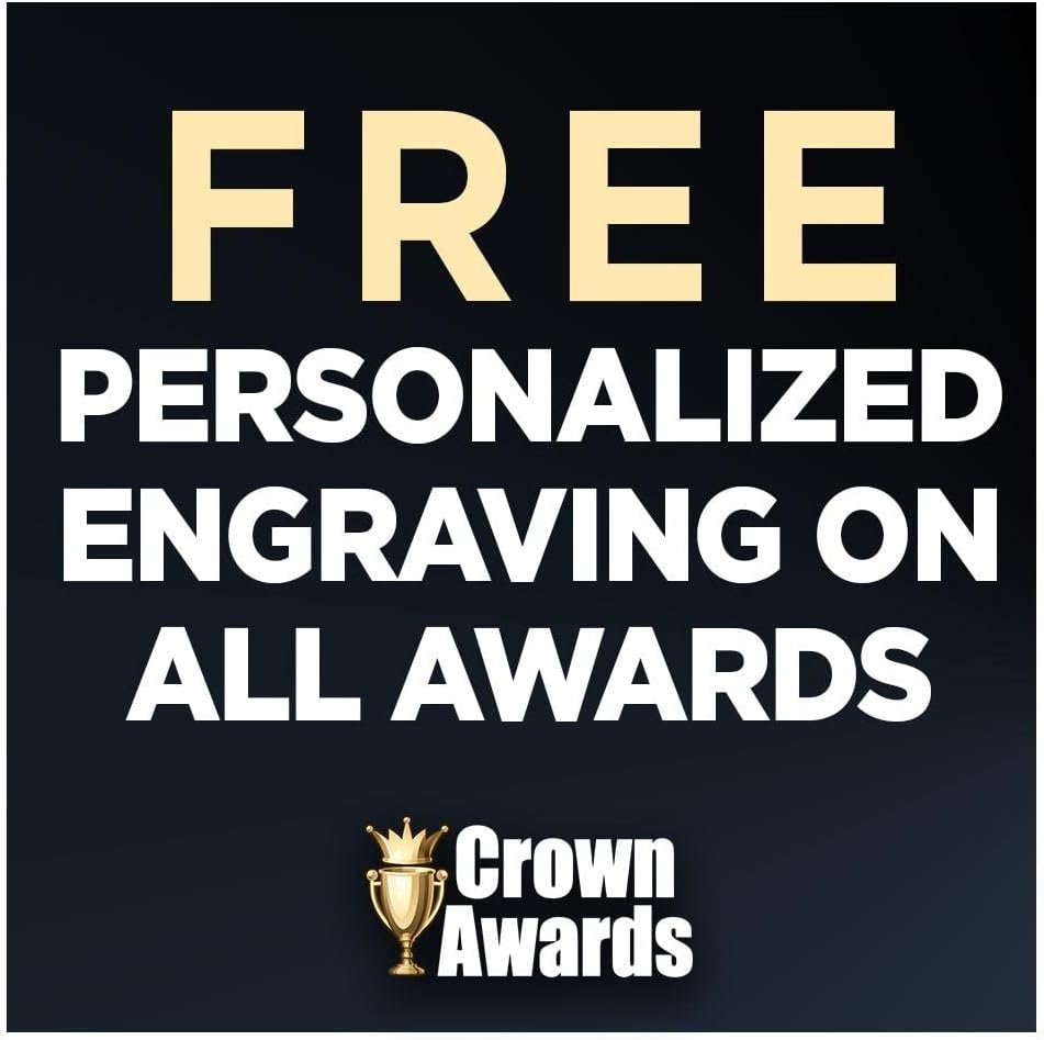 Crown Awards Custom Engraved Tear Drop Corporate Crystal Trophy Gift, 9' Tear Drop Personalized Award