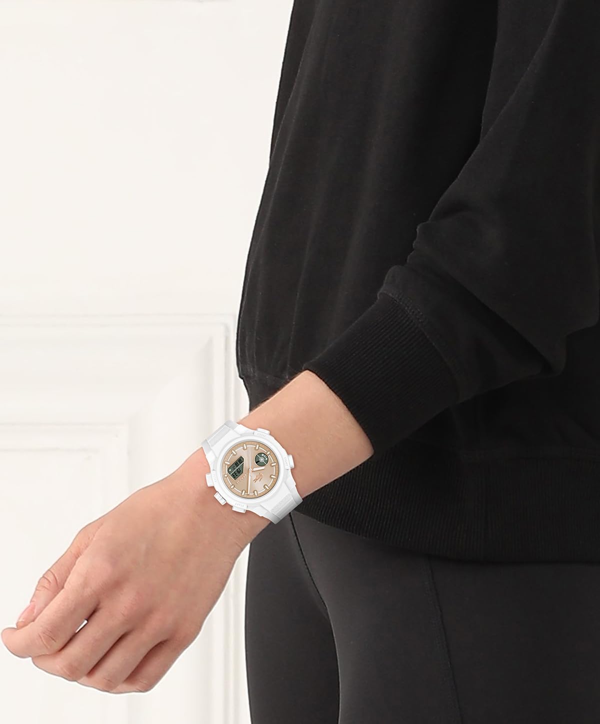 Lacoste LC33 Women's Analog-Digital Quartz Watch with Chronograph, Alarm and Calendar