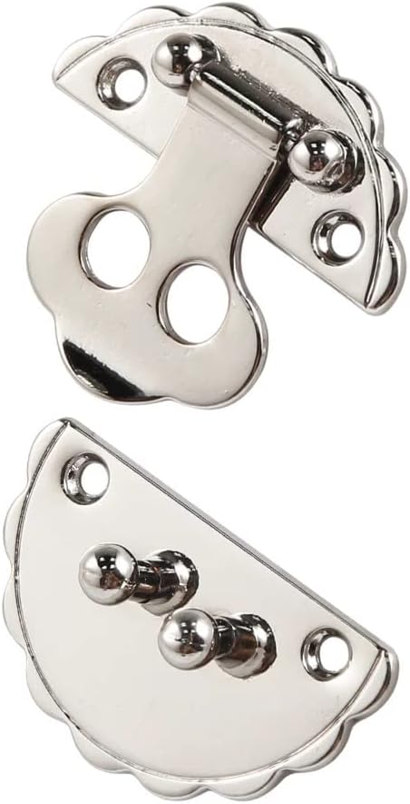 Metal Lace Hasp Latch Women Bag Jewelry Box Lock Cabinet Buckle Case Locks Handle(C)