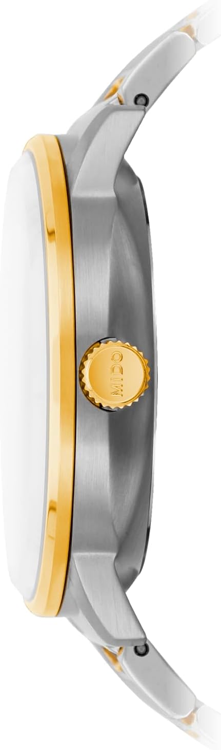 MIDO Commander Chronometer - COSC Certified Swiss Automatic Watch for Men - 40mm Stainless Steel Case
