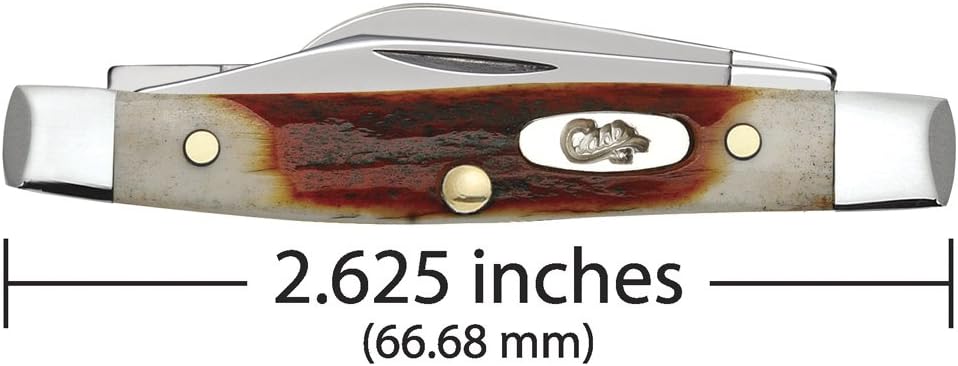 Case WR XX Pocket Knife Red Stag Small Stockman Item #9449 - (R5333 SS) - Length Closed: 2 5/8 Inches