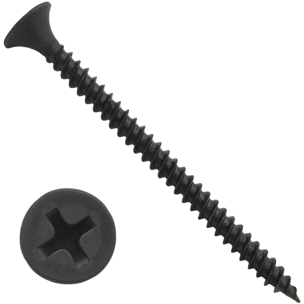 #6 x 2 Gray Phosphate - FINE Thread Drywall, Gypsum Board, Sheet Rock, Plasterboard Screws. CASE Qty 9 Boxes - 7,875 Screws