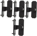 4pcs Sliding Door Lock Screen Door Lock barn Door Lock Door Chain Lock Heavy Duty hasp Door Hook Lock 90 Degree latches Door latches Self-Locking Buckle Locking Lever deadbolt Lock