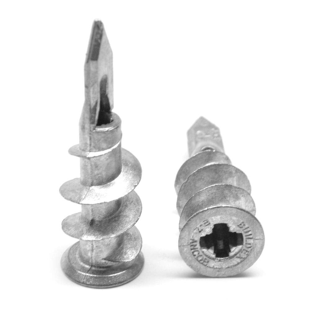 #6-7-8 x 1 1/4' Self Drilling Drywall Anchor Die Cast Zinc Pk 3000