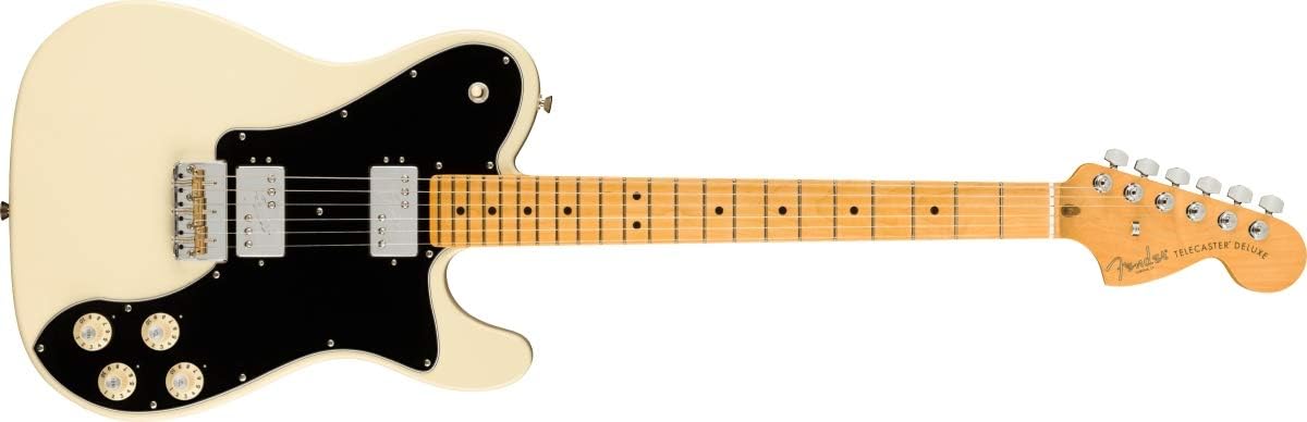 Fender American Professional II Telecaster Deluxe - Olympic White with Maple Fingerboard