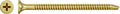 Simpson Strong-Tie DWFSD238PS DWFSD Drywall-to-CFS Screw (Collated) — #8 x 2-3/8 in. #2 Phillips, Yellow Zinc (1500-Qty)