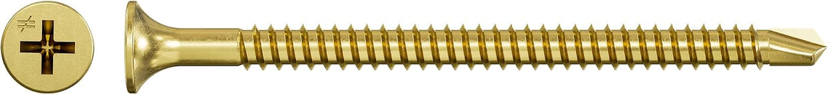 Simpson Strong-Tie DWFSD238PS DWFSD Drywall-to-CFS Screw (Collated) — #8 x 2-3/8 in. #2 Phillips, Yellow Zinc (1500-Qty)