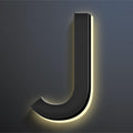 18 Inch Backlit LED Illuminated Home Address Numbers Modern Lighted Up House Numbers Stainless Steel Hand-Polished Waterproof For House Address Signs,J