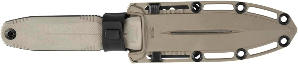 SOG Pentagon FX Professional Hard-Use Full-Sized Fixed Blade Knife for Tactical Needs | CYRO S35VN Full-Tang Steel Blade