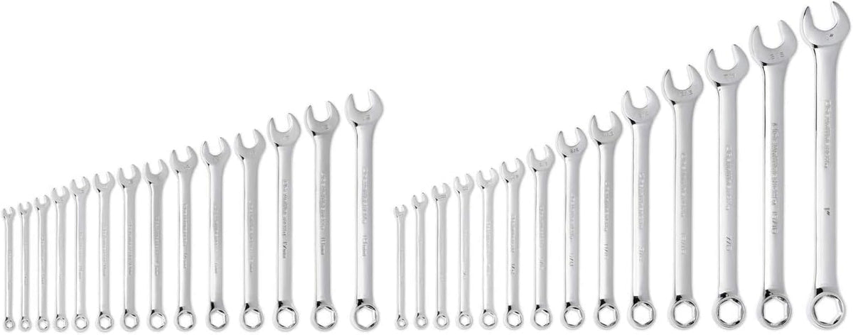 GEARWRENCH 28 Piece Combination Wrench Set, 6 Point, SAE & Metric, 81923 (Pack of 2)