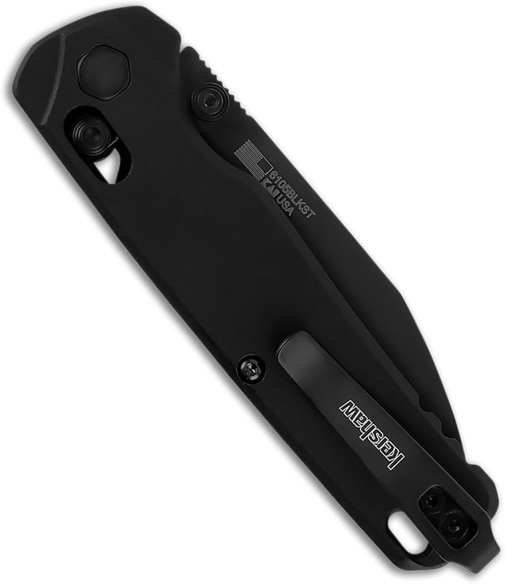 Kershaw Bel Air Pocket Knife, Made in the USA, 3.4 inch CPM MagnaCut Steel Blade, EDC Design, Duralock Locking Mechanism, Manual Folder, Pocketclip