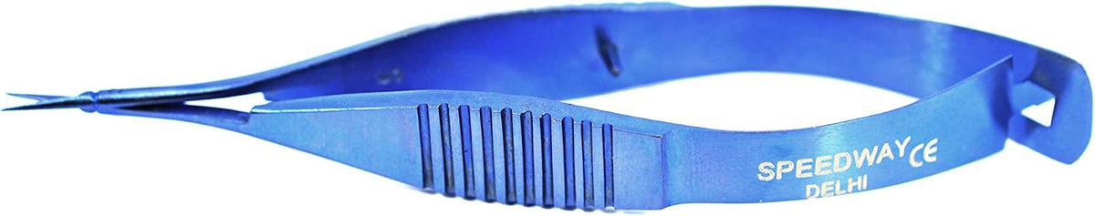 Vannas Scissors Straight 8 mm I Titanium I Approx 85 mm