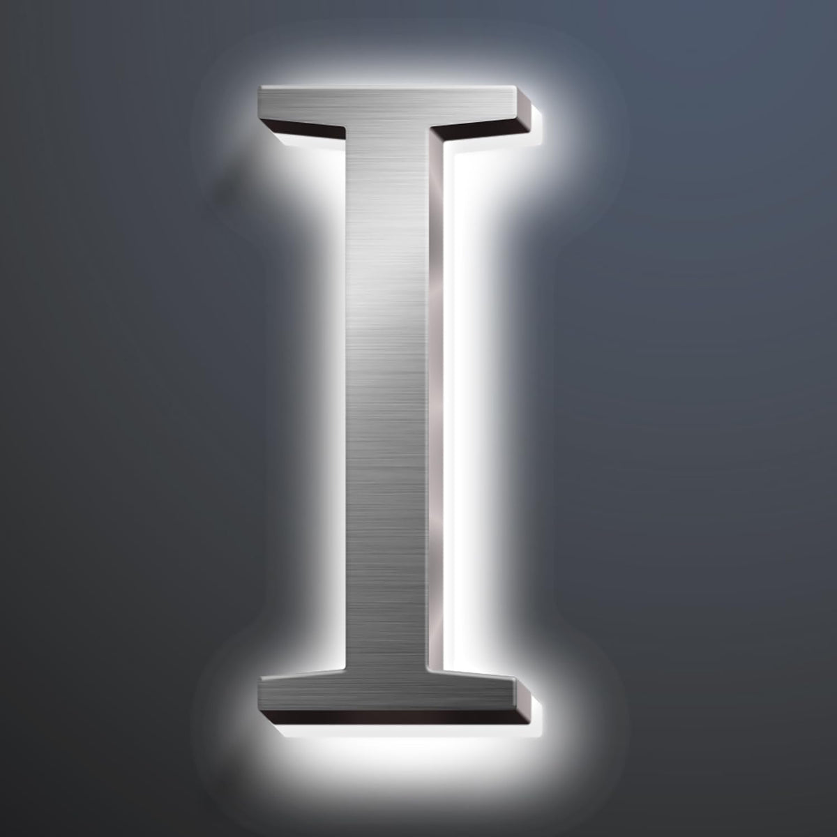 Backlit LED Illuminated House Address Numbers 20', Lighted House Numbers For A Safe And Modern, Large Modern Illuminated Address Numbers For Outside Street Yard,I
