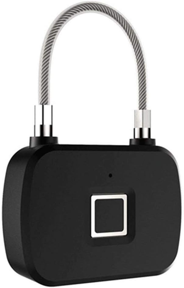 Fingerprint Lock Smart Waterproof Ideal for Gym Luggage Backpack Employee Locker Bike Suitcase Fence Hasp and Storage Back to School Supplies