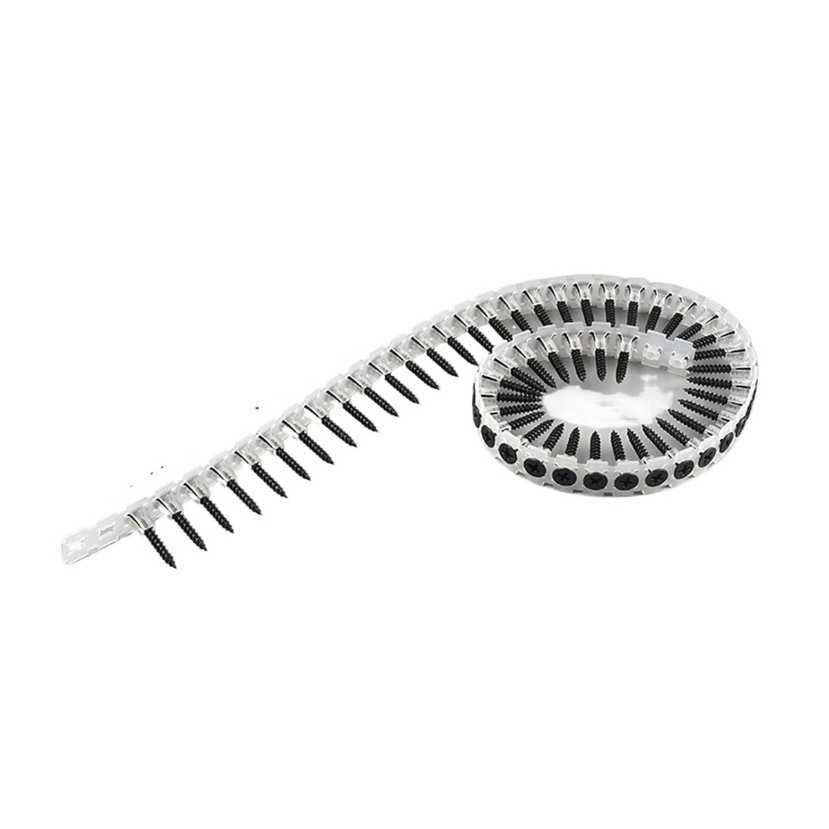 1000pcs Drywall Chain Screws Strip Tacks Self Tapping Plastic Concrete(35mm 1000pcs)