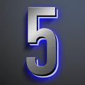LED House Numbers, Modern Illuminated House Address Numbers For Outside, Lighted House Numbers Signs, Waterproof Backlit LED Address Numbers For House,18 Inch/450mm,5