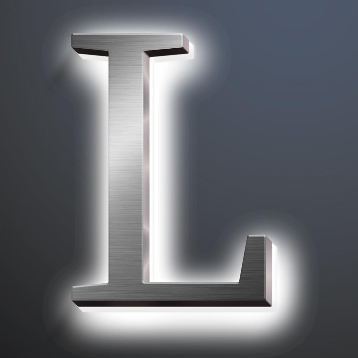 Backlit LED Illuminated House Address Numbers 20', Lighted House Numbers For A Safe And Modern, Large Modern Illuminated Address Numbers For Outside Street Yard,L