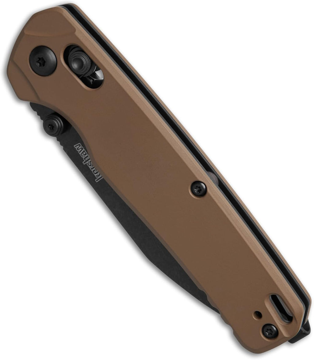 Kershaw Bel Air Pocket Knife, Made in the USA, 3.4 inch CPM MagnaCut Steel Blade, EDC Design, Duralock Locking Mechanism, Manual Folder, Pocketclip