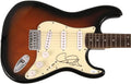 GARY CLARK JR SIGNED AUTOGRAPH FULL SIZE FENDER STRATOCASTER ELECTRIC GUITAR W/JAMES SPENCE JSA AUTHENTICATION - WORRY NO MORE, 110, BLAK AND BLU, THE STORY OF SONNY BOY SLIM, THIS LAND, VERY RARE