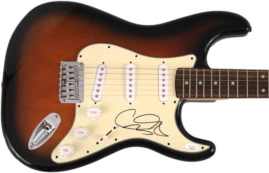GARY CLARK JR SIGNED AUTOGRAPH FULL SIZE FENDER STRATOCASTER ELECTRIC GUITAR W/JAMES SPENCE JSA AUTHENTICATION - WORRY NO MORE, 110, BLAK AND BLU, THE STORY OF SONNY BOY SLIM, THIS LAND, VERY RARE