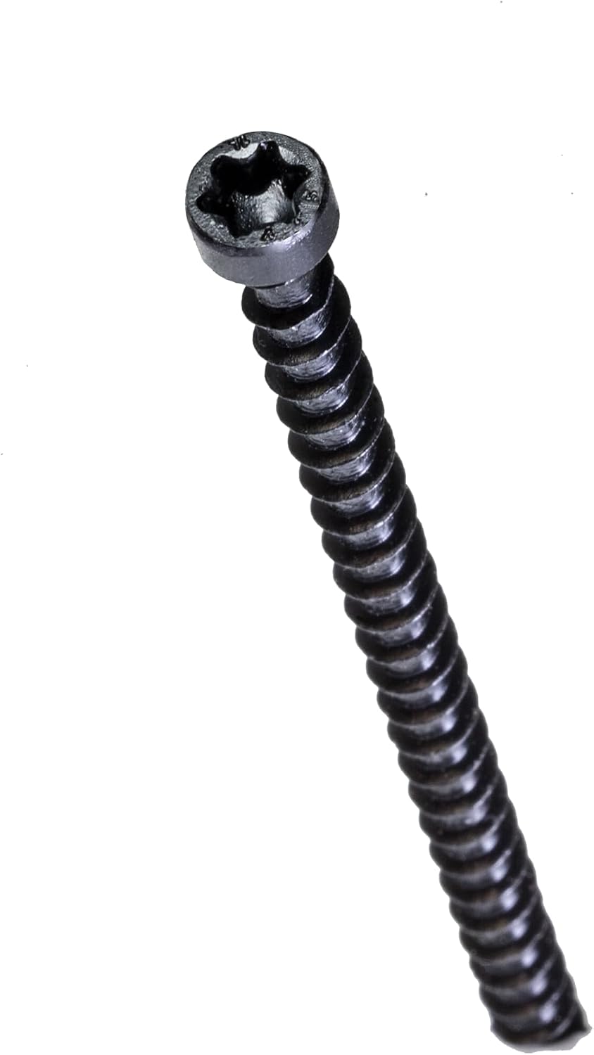 Simpson Strong-Tie SDWC15450B-KT Strong-Drive SDWC Truss Screw .155 in. x 4-1/2 in. T-30 6-Lobe E-Coat, Black (500-Qty)