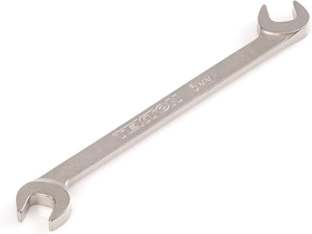TEKTON 6 mm Angle Head Open End Wrench | WAE84206 | Made in USA