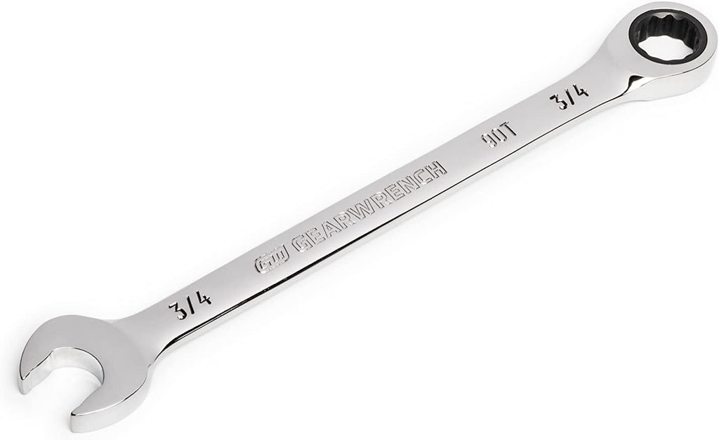 GEARWRENCH 3/4' 4 Degree Swing Arch 12 Point Ratcheting Combination Wrench - 86949 (Pack of 5)