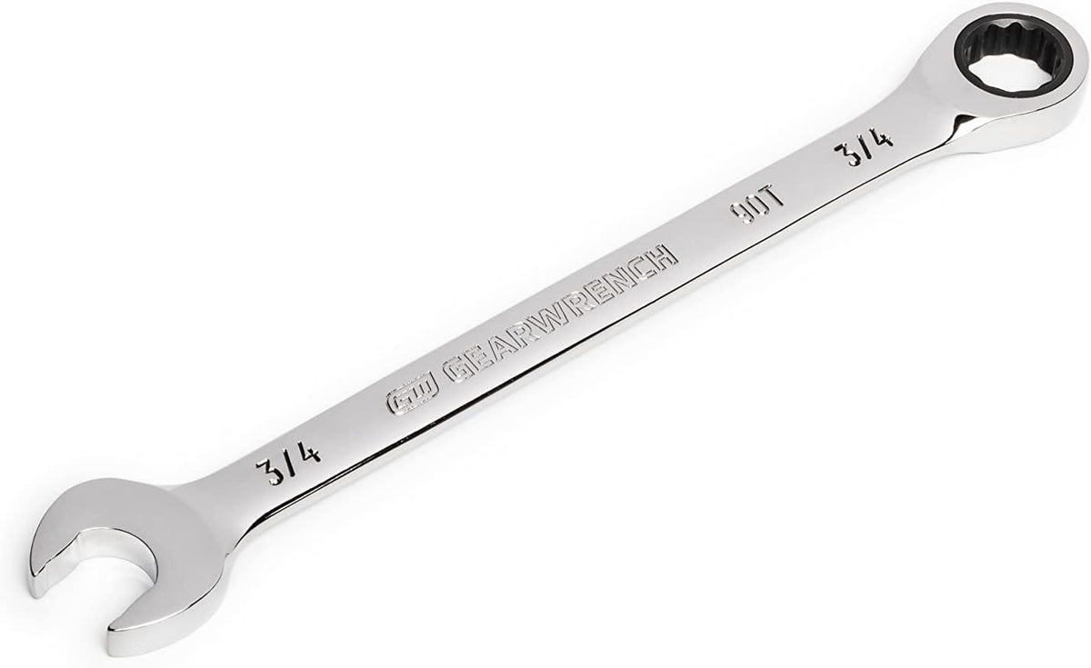 GEARWRENCH 3/4' 4 Degree Swing Arch 12 Point Ratcheting Combination Wrench - 86949 (Pack of 5)
