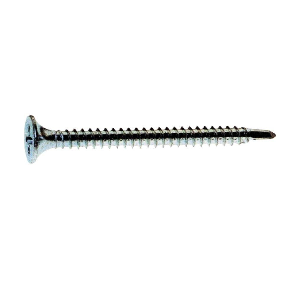 Pro-Twist SDZ158 6 by 1-5/8' Zinc Phillips Bugle-Head Self-Drilling Drywall Screws (5, 000per Pack)