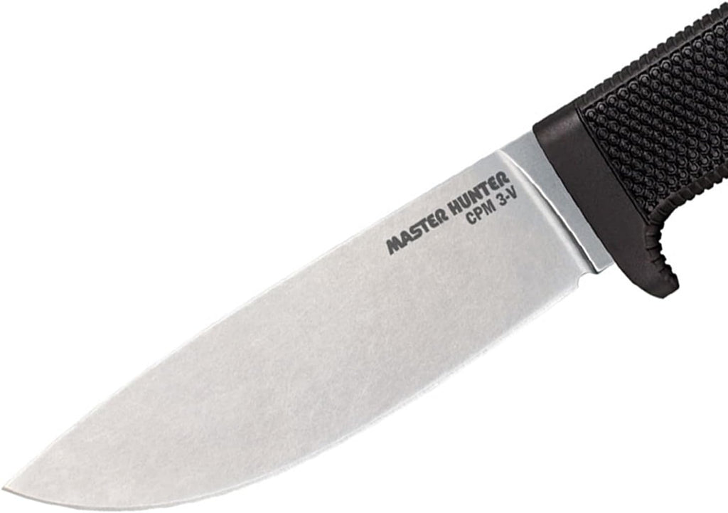 Cold Steel Master Hunter 4.5' CPM 3V Drop Point Razor-Sharp Blade 4.75' Kray-Ex Handle Hunting Fixed Blade Knife w/Secure-Ex Sheath