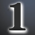 Backlit LED Illuminated Address Number 18 Inch, Lighted House Numbers, Lighted Home Address Numbers, Modern Metal House Numbers With Lights.