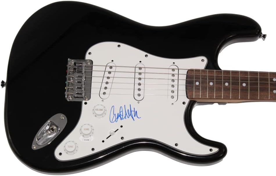 GARY CLARK JR SIGNED AUTOGRAPH FULL SIZE BLACK FENDER STRATOCASTER ELECTRIC GUITAR C W/ JAMES SPENCE JSA AUTHENTICATION - WORRY NO MORE, 110, BLAK AND BLU, THE STORY OF SONNY BOY SLIM, THIS LAND, VERY RARE