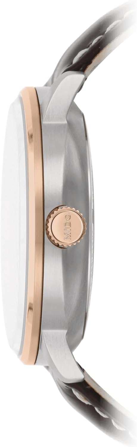MIDO Commander Chronometer - COSC Certified Swiss Automatic Watch for Men - 40mm Stainless Steel Case