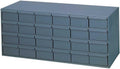 Durham 007-95 Gray Cold Rolled Steel Storage Cabinet, 33-3/4' Width x 14-3/8' Height x 11-5/8' Depth, 24 Drawer