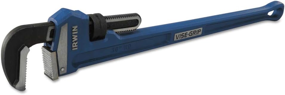 Irwin Tools IRWIN VISE-GRIP Pipe Wrench, Cast Iron, SAE, 5-Inch Jaw, 36-Inch Length (274107), Blue