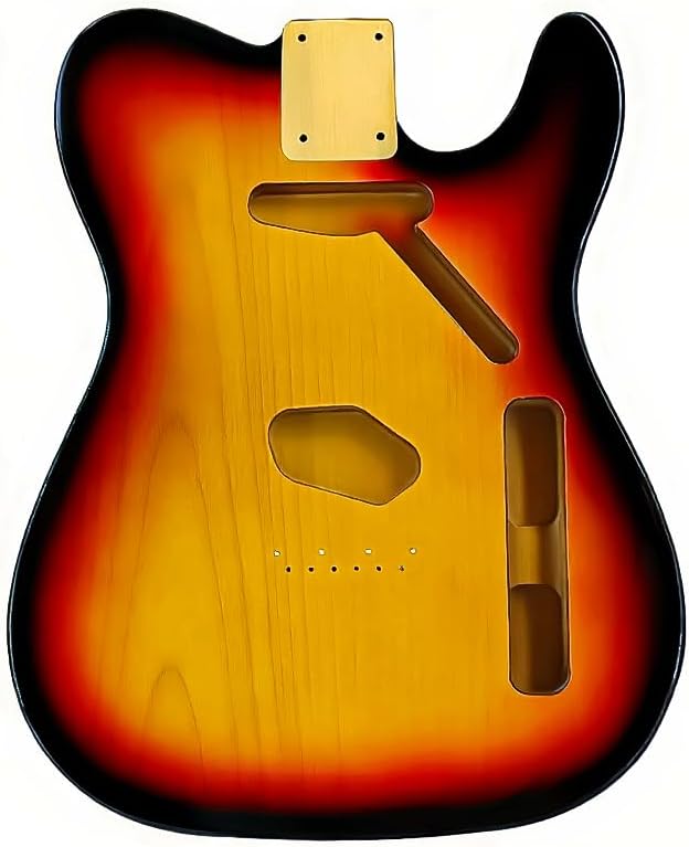 Electric Guitar Body, Alder Wood for TL Electric Guitar Replacement Part,Just Single Alder Double-Spun