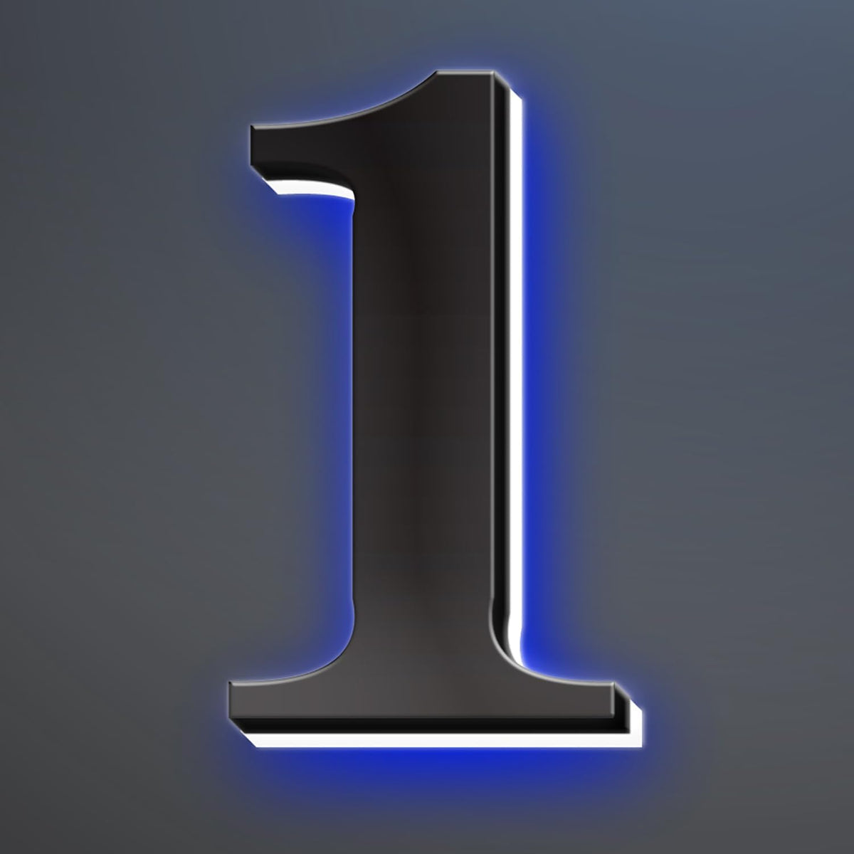 Illuminated LED House Numbers, Stainless Steel, Backlit LED Illuminated Home Address Number, Up-Scale Modern Look, Lighted House Numbers, Modern Address Numbers,18 Inch/450mm,1