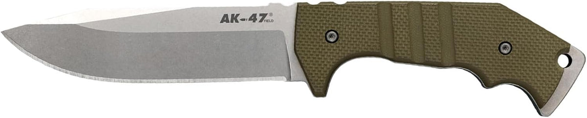 Cold Steel AK-47 Field 5.5' CPM 3V Razor-Sharp Clip Point Blade 4.875' G-10 Handle Tactical Fixed Blade Knife w/Secure-Ex Sheath