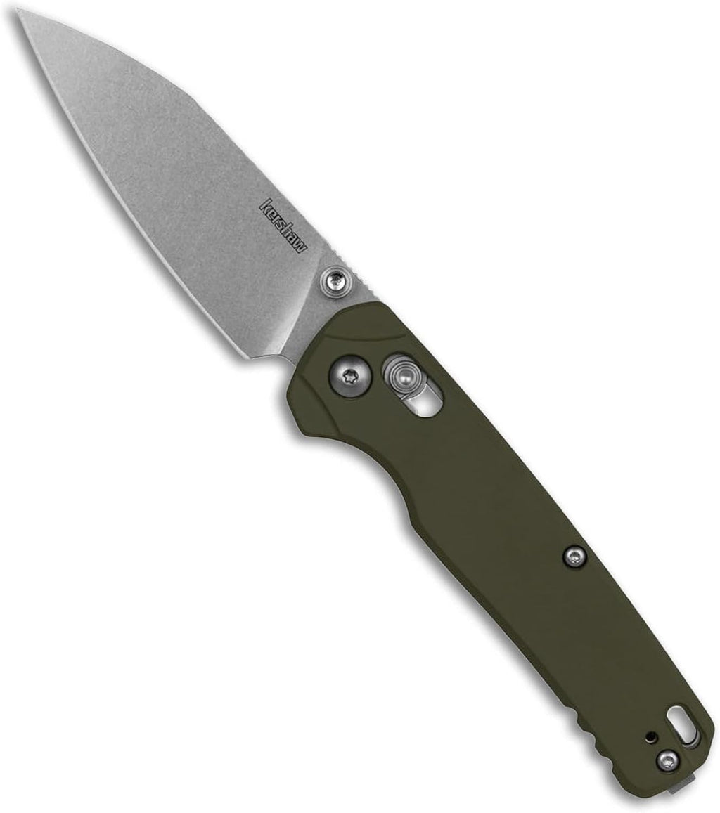 Kershaw Bel Air Pocket Knife, Made in the USA, 3.4 inch CPM MagnaCut Steel Blade, EDC Design, Duralock Locking Mechanism, Manual Folder, Pocketclip