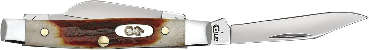 Case WR XX Pocket Knife Red Stag Small Stockman Item #9449 - (R5333 SS) - Length Closed: 2 5/8 Inches