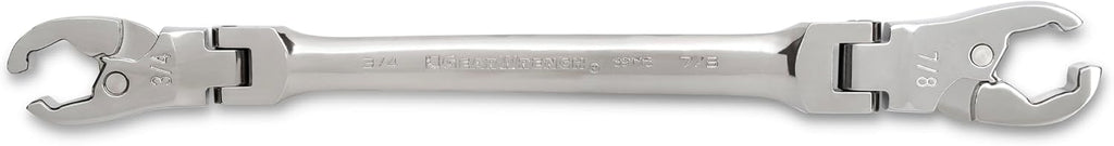 GEARWRENCH 5 Pc. Ratcheting Flex Head Flare Nut Wrench Set, SAE - 89100
