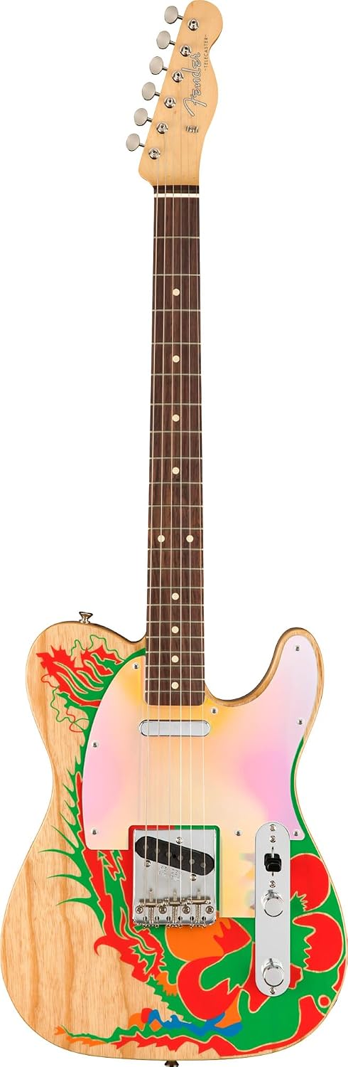 Fender Jimmy Page Telecaster - Natural Bundle with Case, Strap, Cable, and Guitar Cleaning Kit