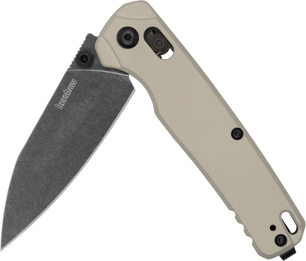Kershaw Bel Air Pocket Knife, Made in the USA, 3.4 inch CPM MagnaCut Steel Blade, EDC Design, Duralock Locking Mechanism, Manual Folder, Pocketclip